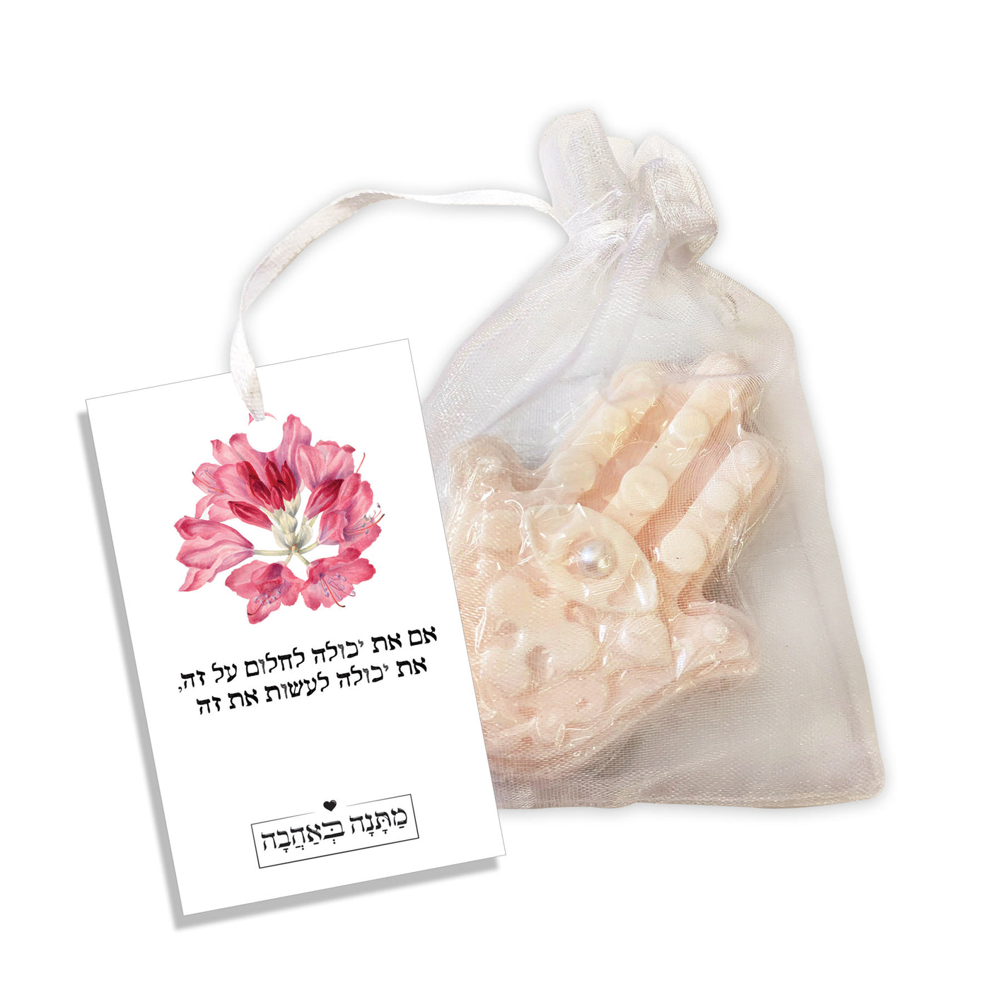 סבון טול – דגם פרחי בר | מתנה למשרד לאישה